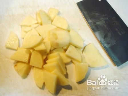 黑椒酱炒马铃薯面疙瘩