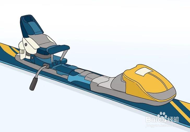 滑雪板怎么穿图解