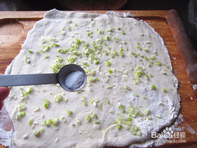 南北通吃葱油手抓饼的做法