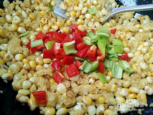 彩椒甜玉米怎么做