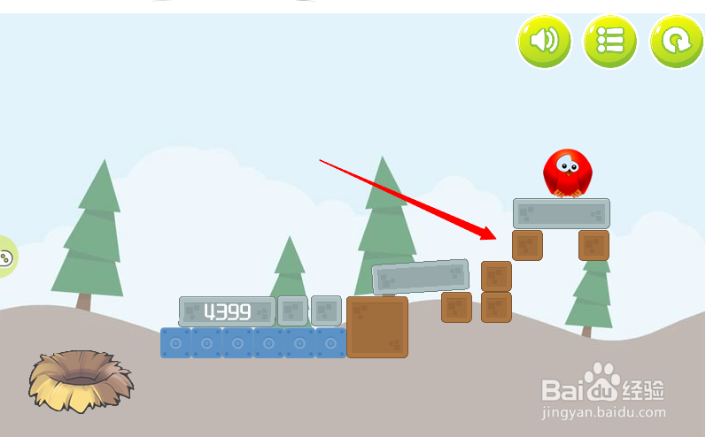 小游戏泡泡鸟历险记3第8关