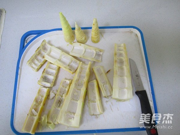 竹笋酿肉的做法