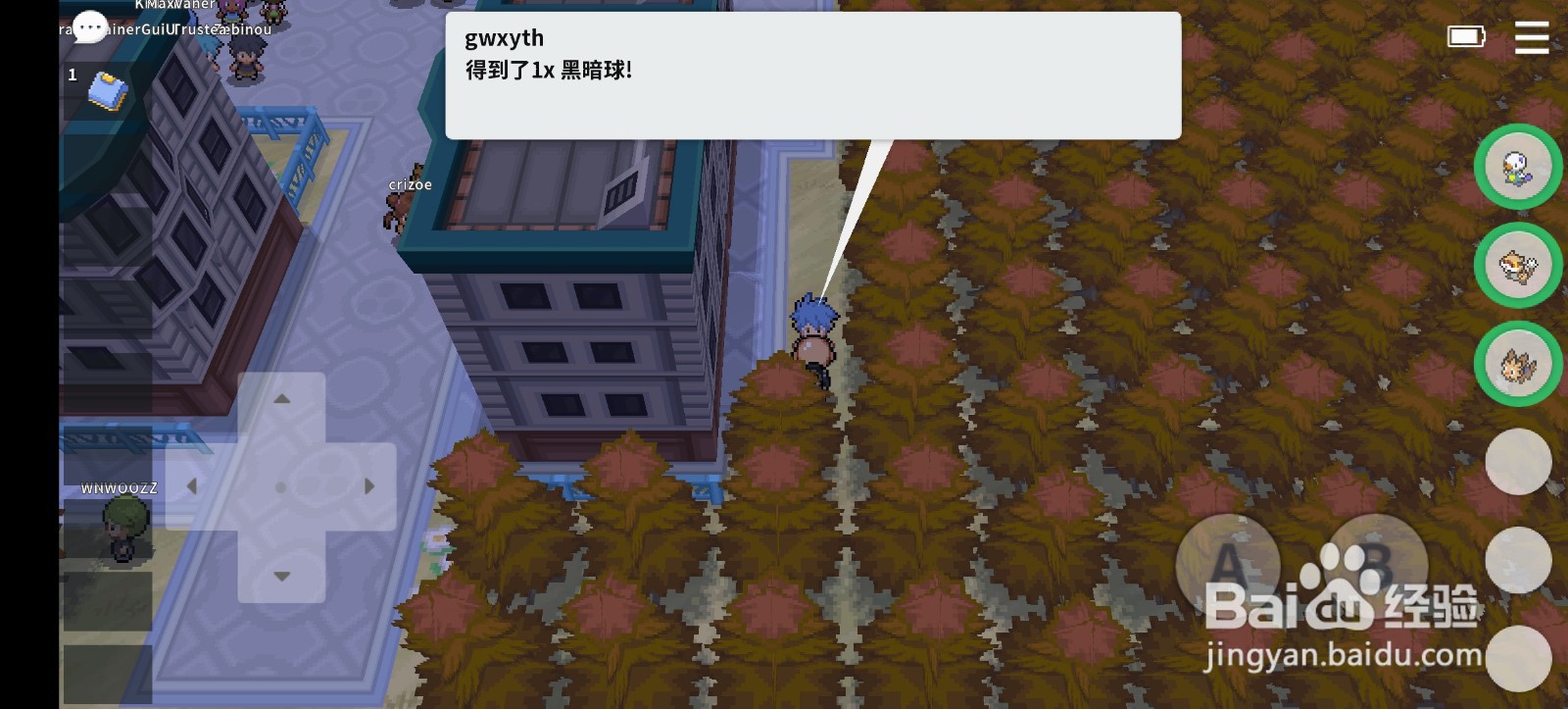 PokeMMO合众地区在哪里能得到黑暗球