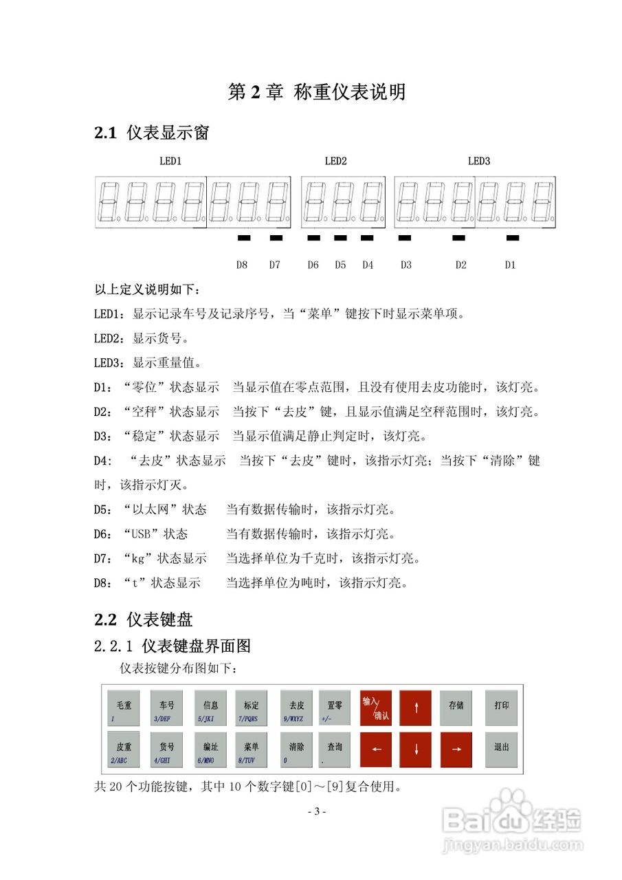 EDP-801汽车衡仪表说明书:[1]