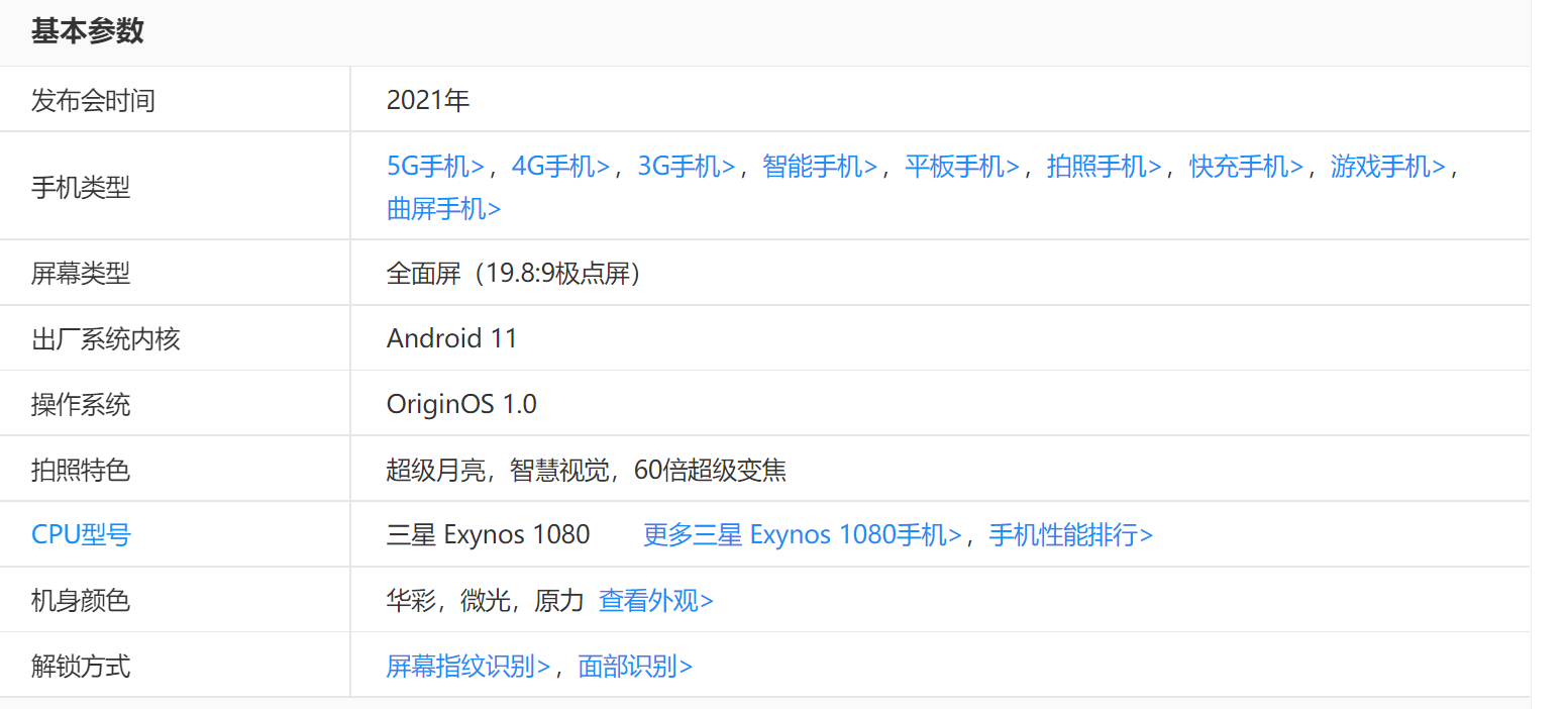 vivox70参数配置是多少
