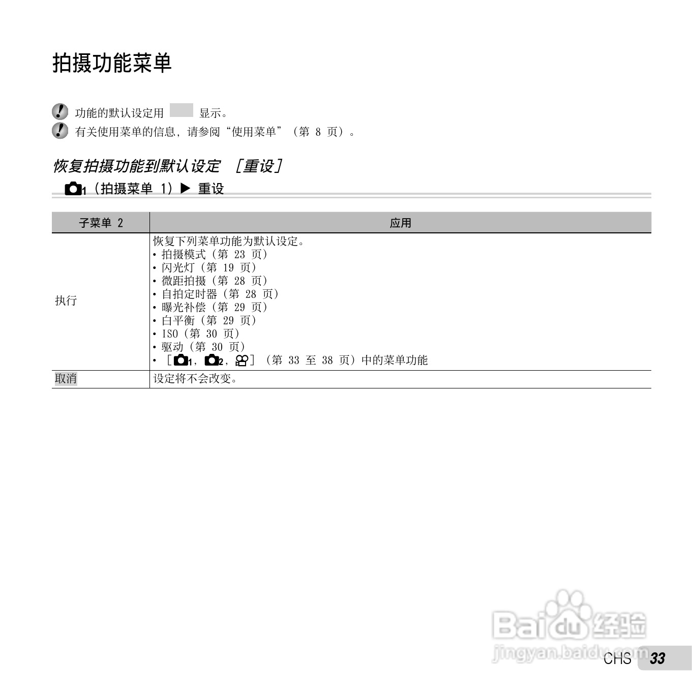 奥林巴斯SP-810UZ数码相机使用说明书:[4]