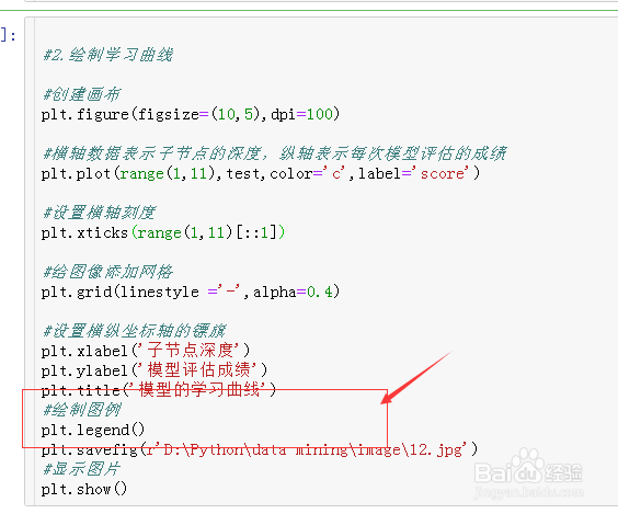 绘制模型的学习曲线