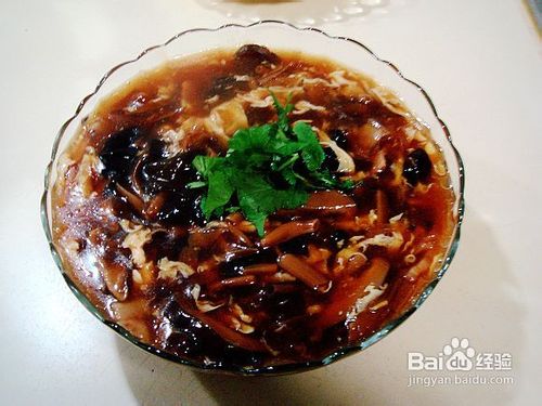 双菇木樨打卤面