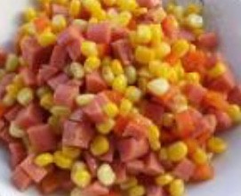 玉米胡萝卜丁的做法