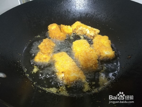 超级好吃的外脆里嫩的甜品小吃--炸鲜奶