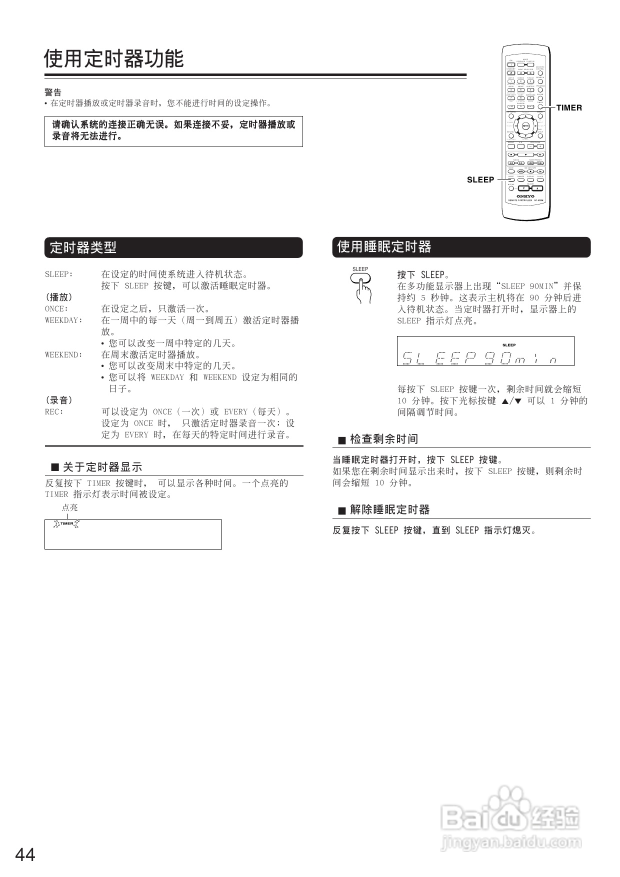 安桥DVD接收机DR-L50型使用说明书:[3]