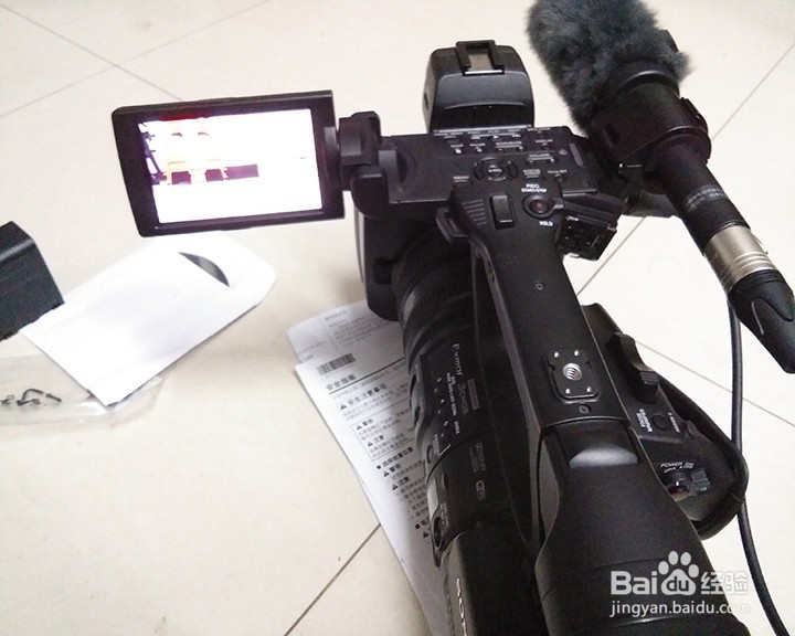 索尼（SONY）HXR-NX3 专业摄像机开箱晒物