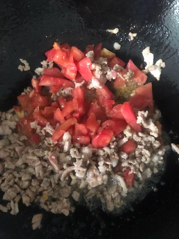 番茄肉末意大利面