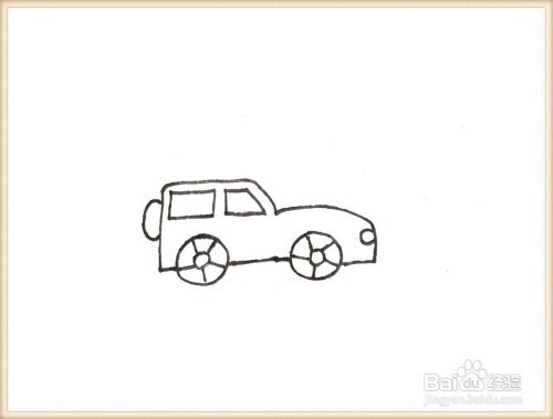 越野车怎么画