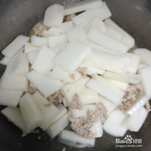 山药怎么做美味—山药炒肉丝