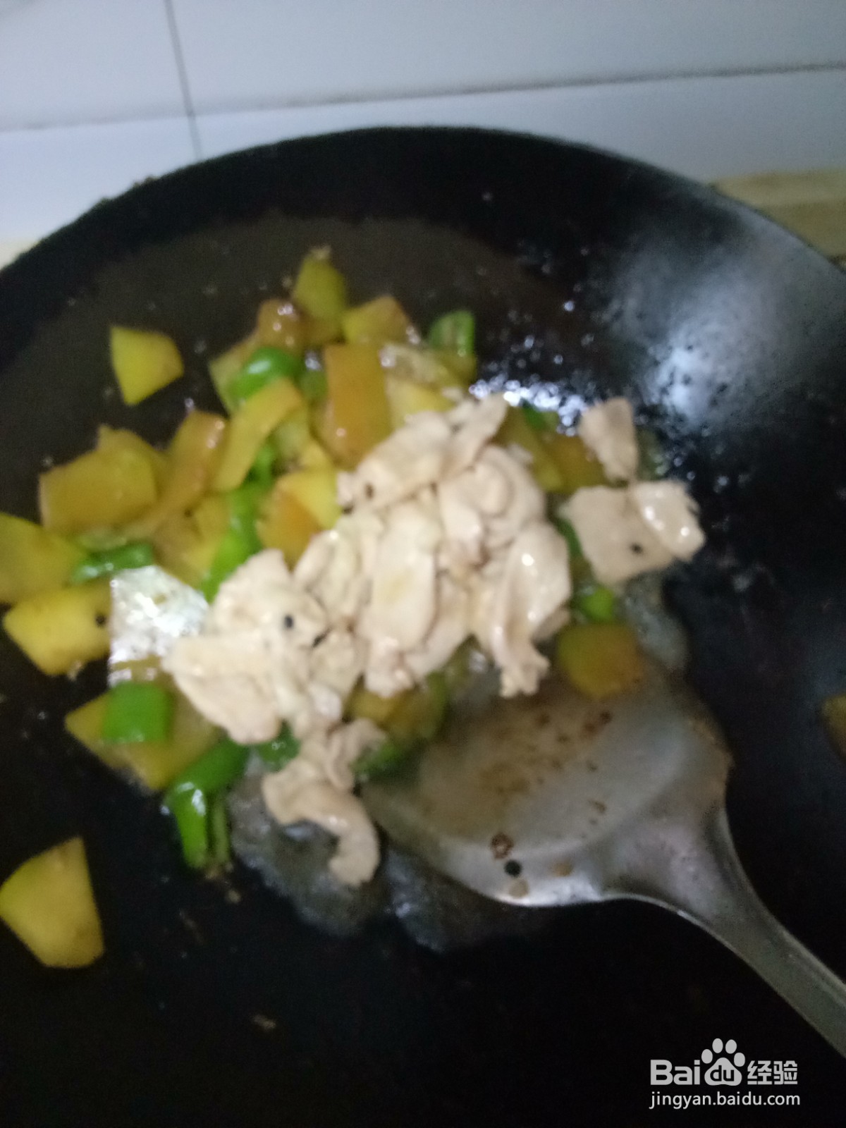 嫩南瓜炒鸡胸肉