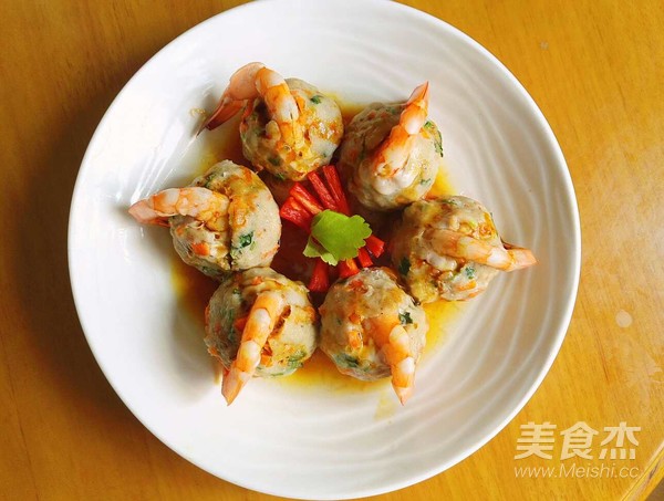 花红柳绿肉丸虾