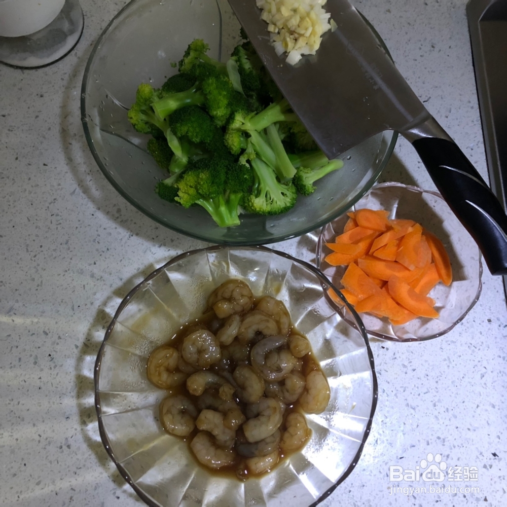 简单无压力做西兰花炒虾仁