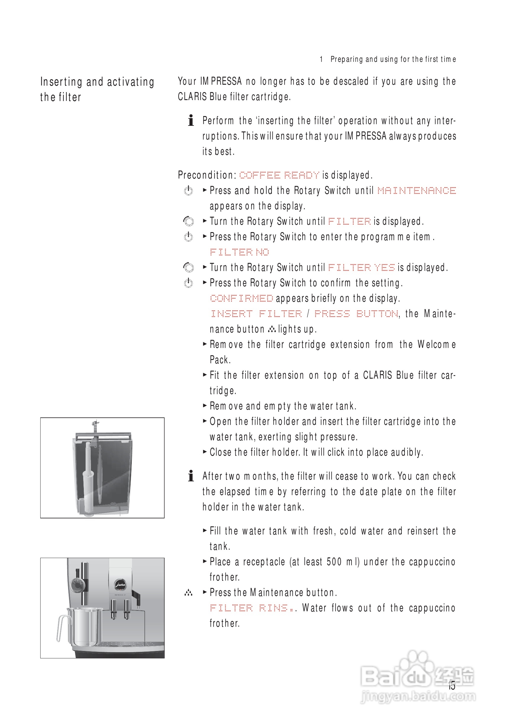 JURA IMPRESSA Z7咖啡机使用手册:[1]