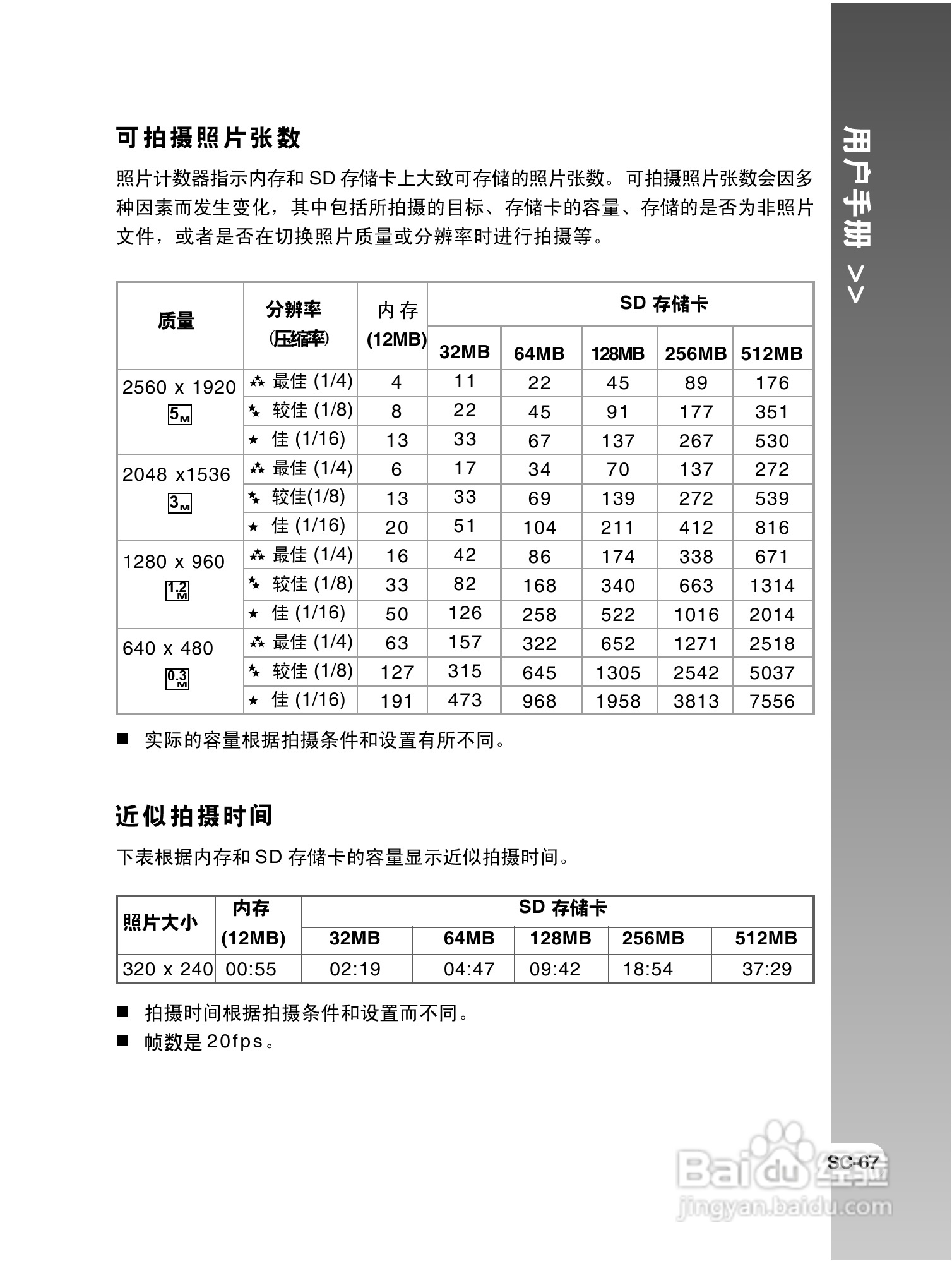 拍得丽 IQ DIGITAL 59e型数码相机使用说明书:[7]
