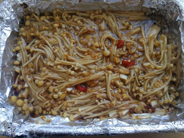 锡纸蒜蓉金针菇