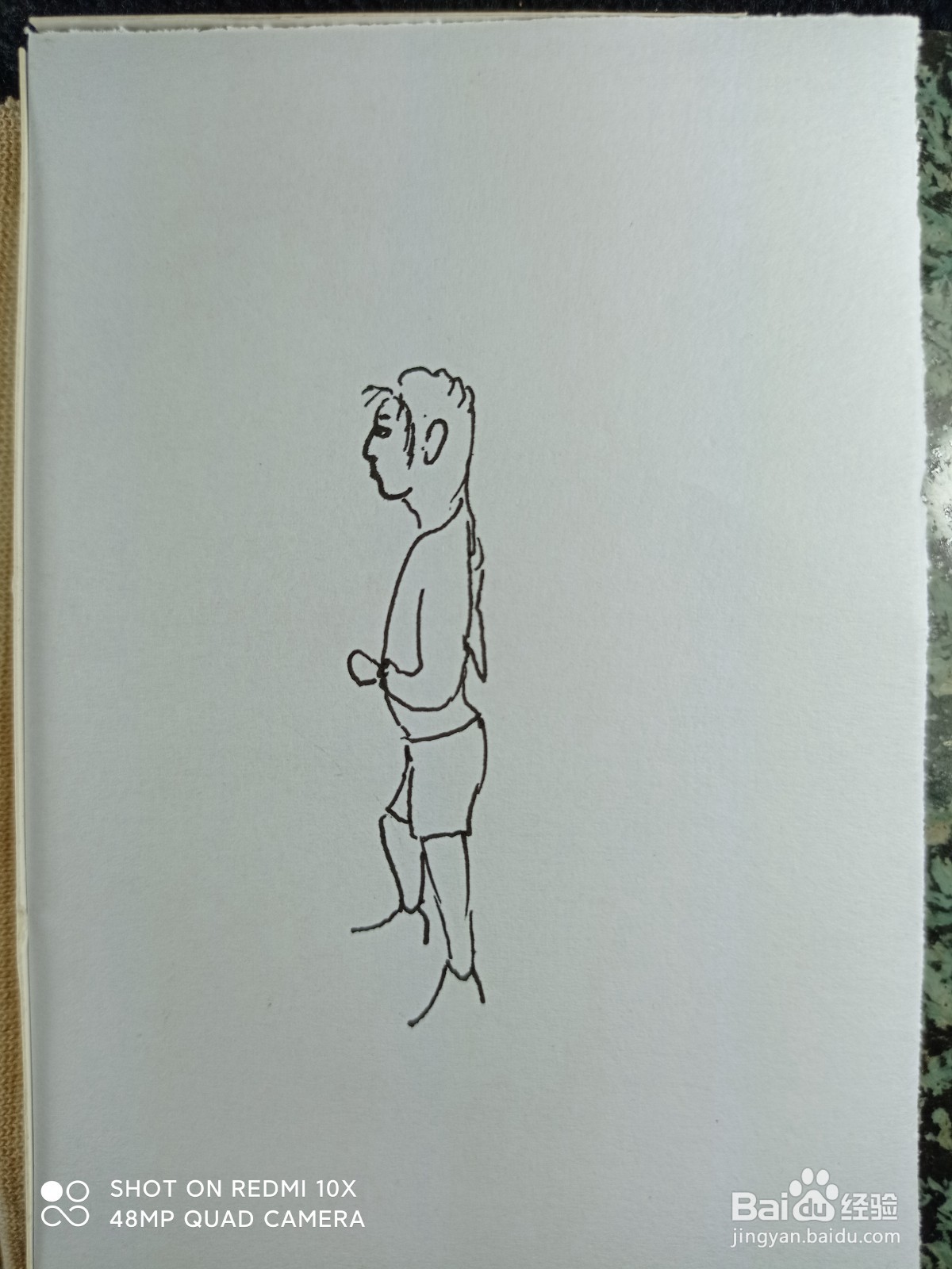 怎样画简笔画牵着牛的女孩