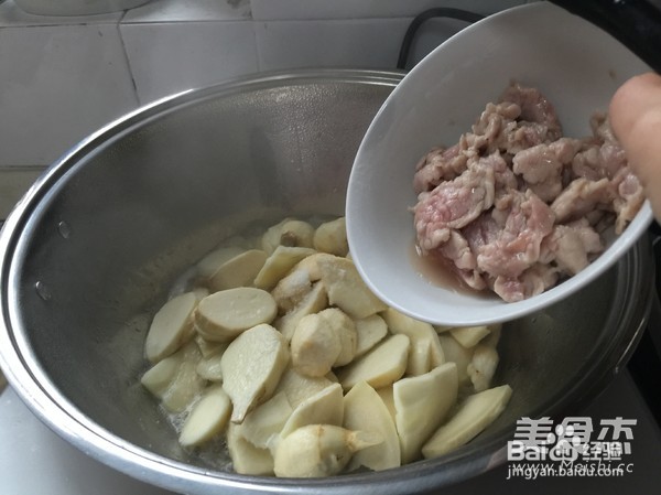 茨菰冬笋肉片
