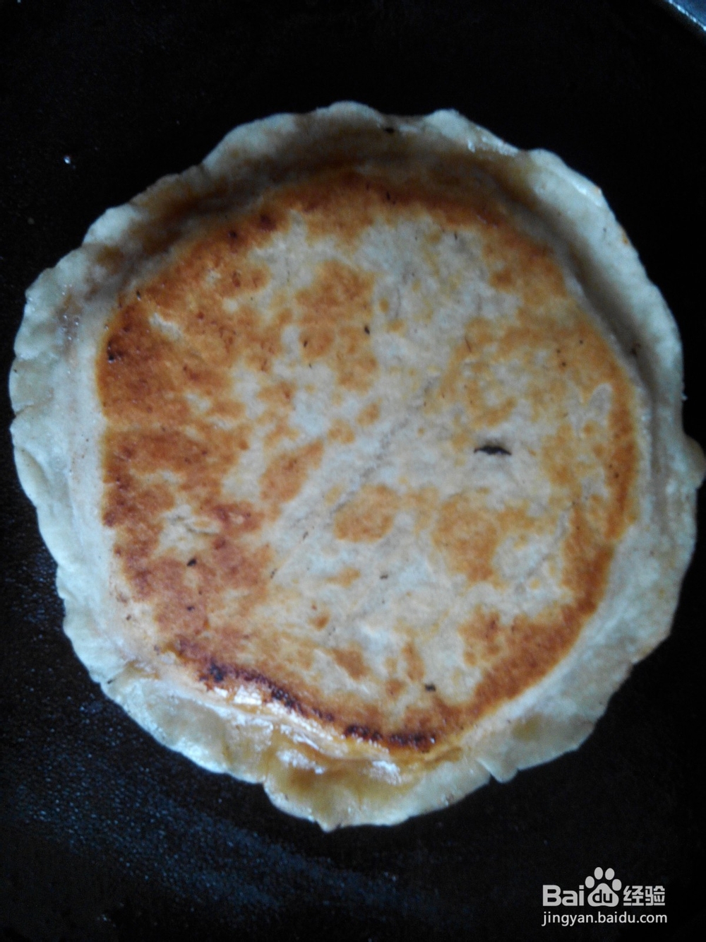 电饼铛美食——烫面猪肉大葱小肉合