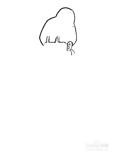 简笔画动漫人物七龙珠琪琪的画法