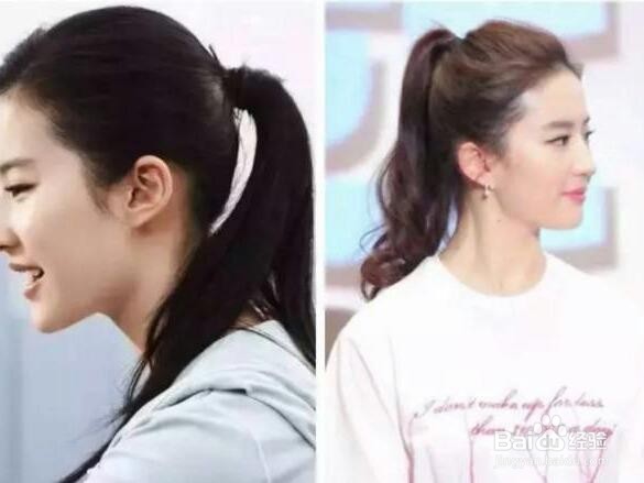 发量少怎么扎马尾图解