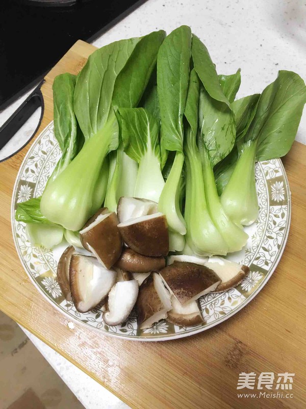 香菇青菜的做法