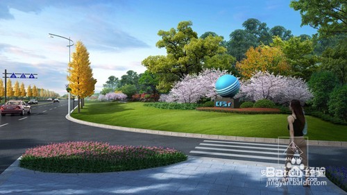 道路绿化效果图设计中植物的选择原则？