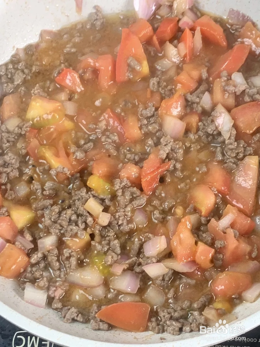 好吃到爆的芝士肉酱卷饼的做法