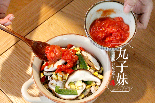 番茄芝士猪肉丸意粉