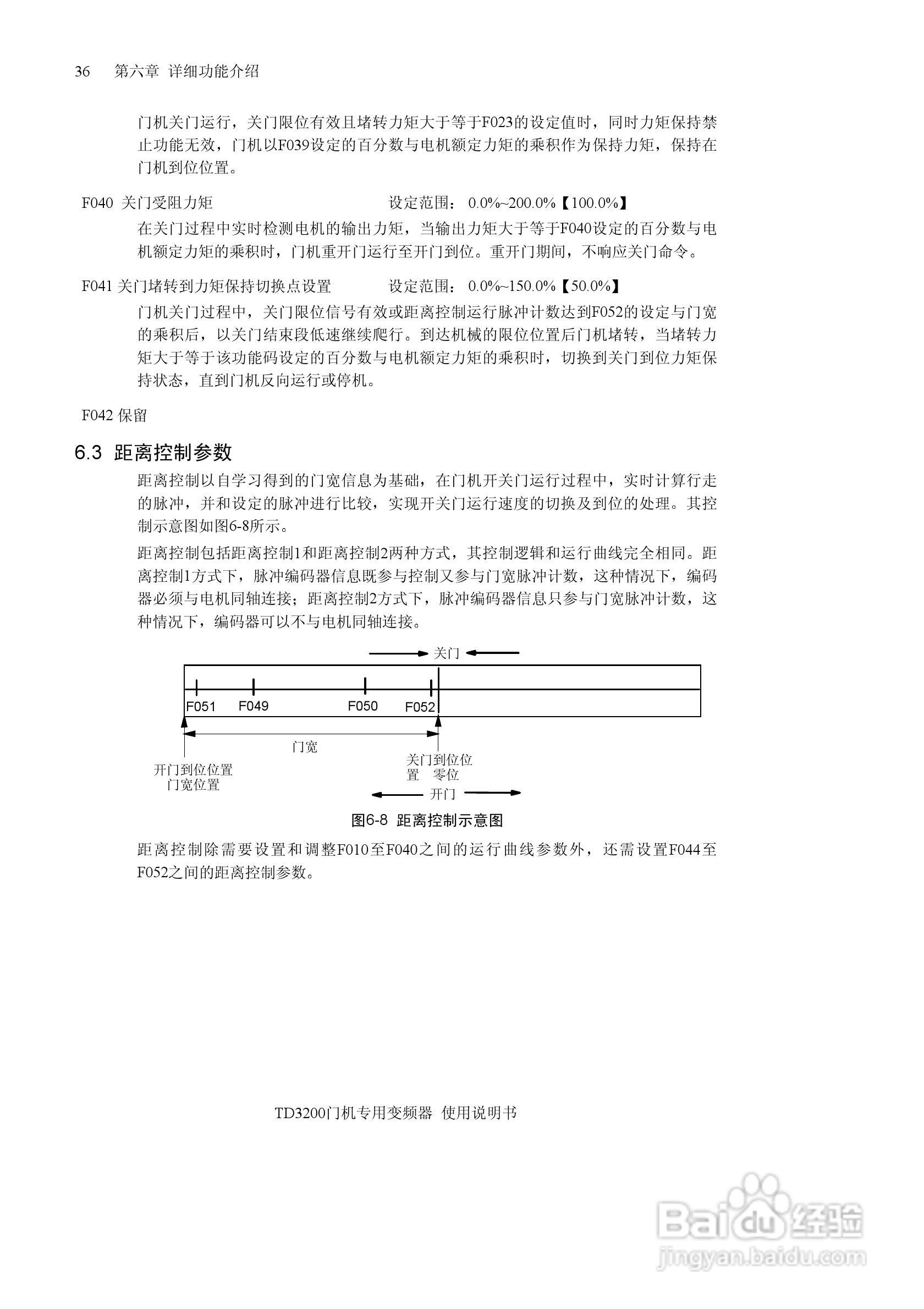 艾默生的门机控制器TD3200说明书:[4]