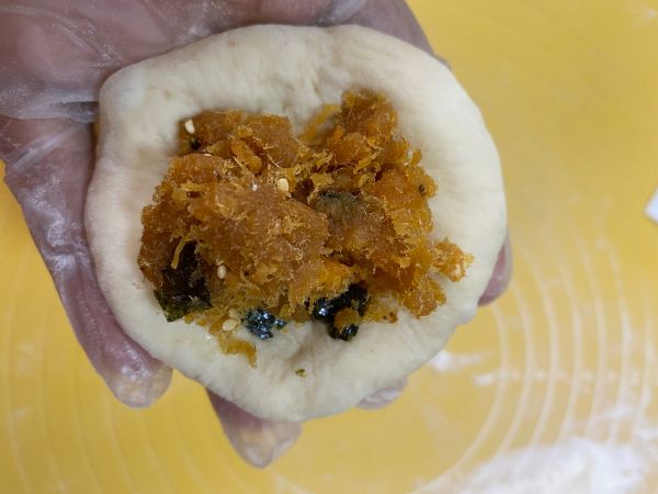 咸蛋黄海苔肉松