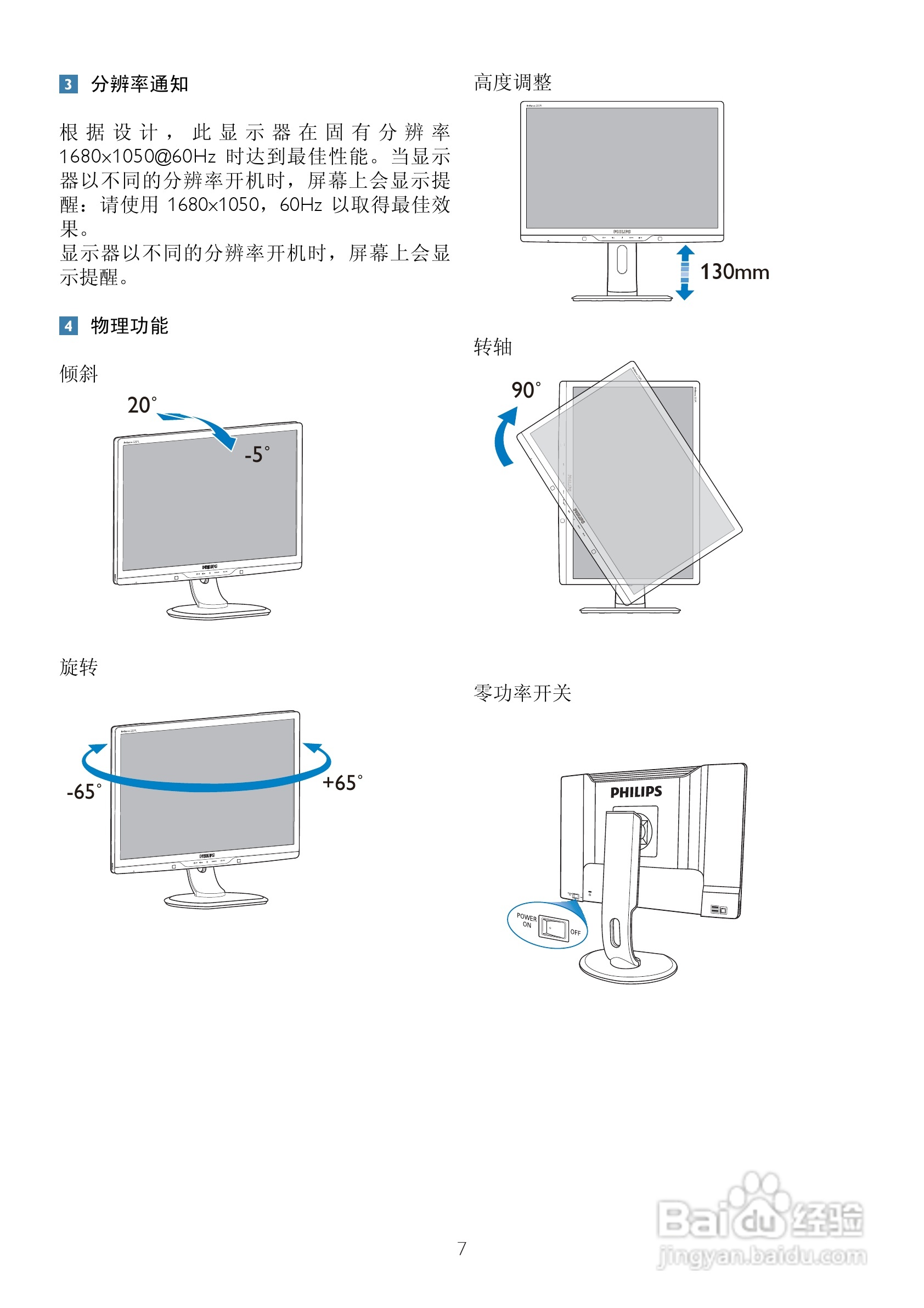 飞利浦225PL2ES/93液晶显示器使用说明书:[1]