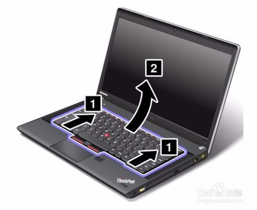 thinkpad 键盘拆装