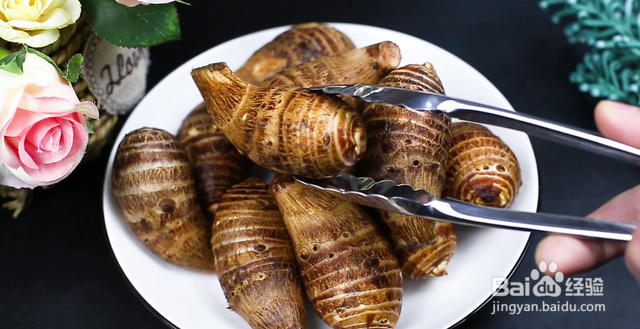 家庭自制烤毛芋头