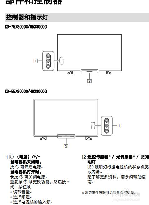 索尼kd-65x8000g使用方法