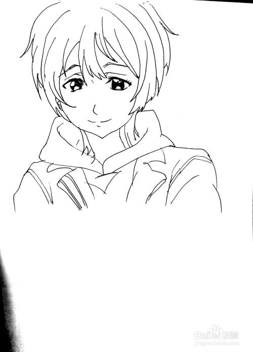 境界的彼方 系列之二之神原弥生简笔画 百度经验