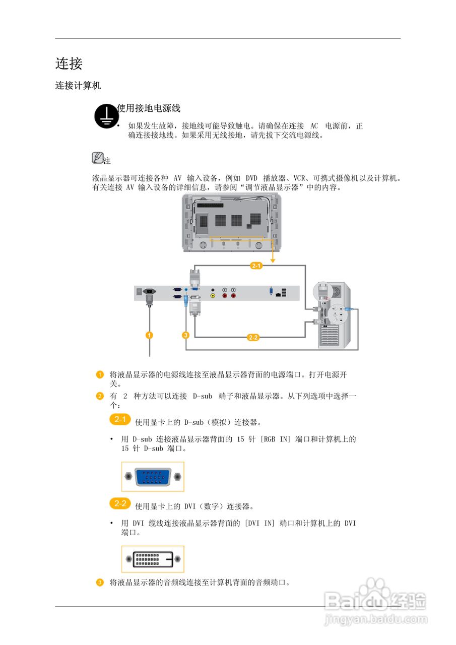 三星460DR液晶显示器使用说明书:[2]
