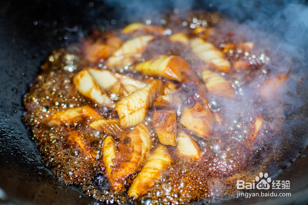 田园美食油焖春笋