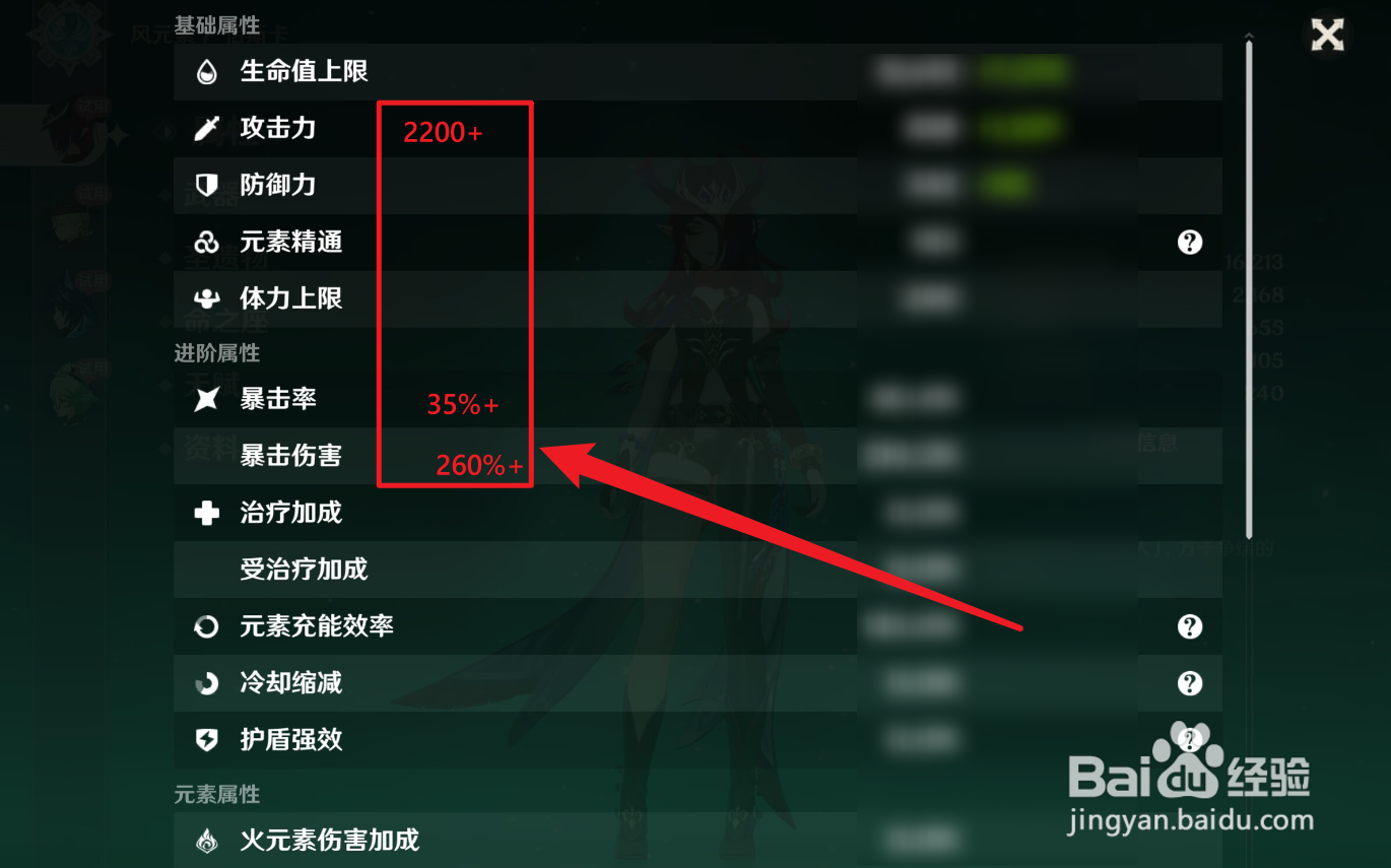 原神恰斯卡毕业面板怎么配置