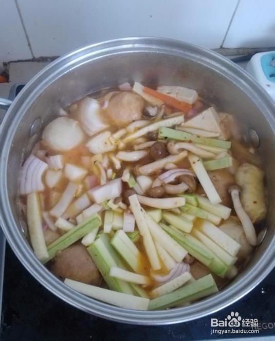 泡菜豆腐鲜蔬锅