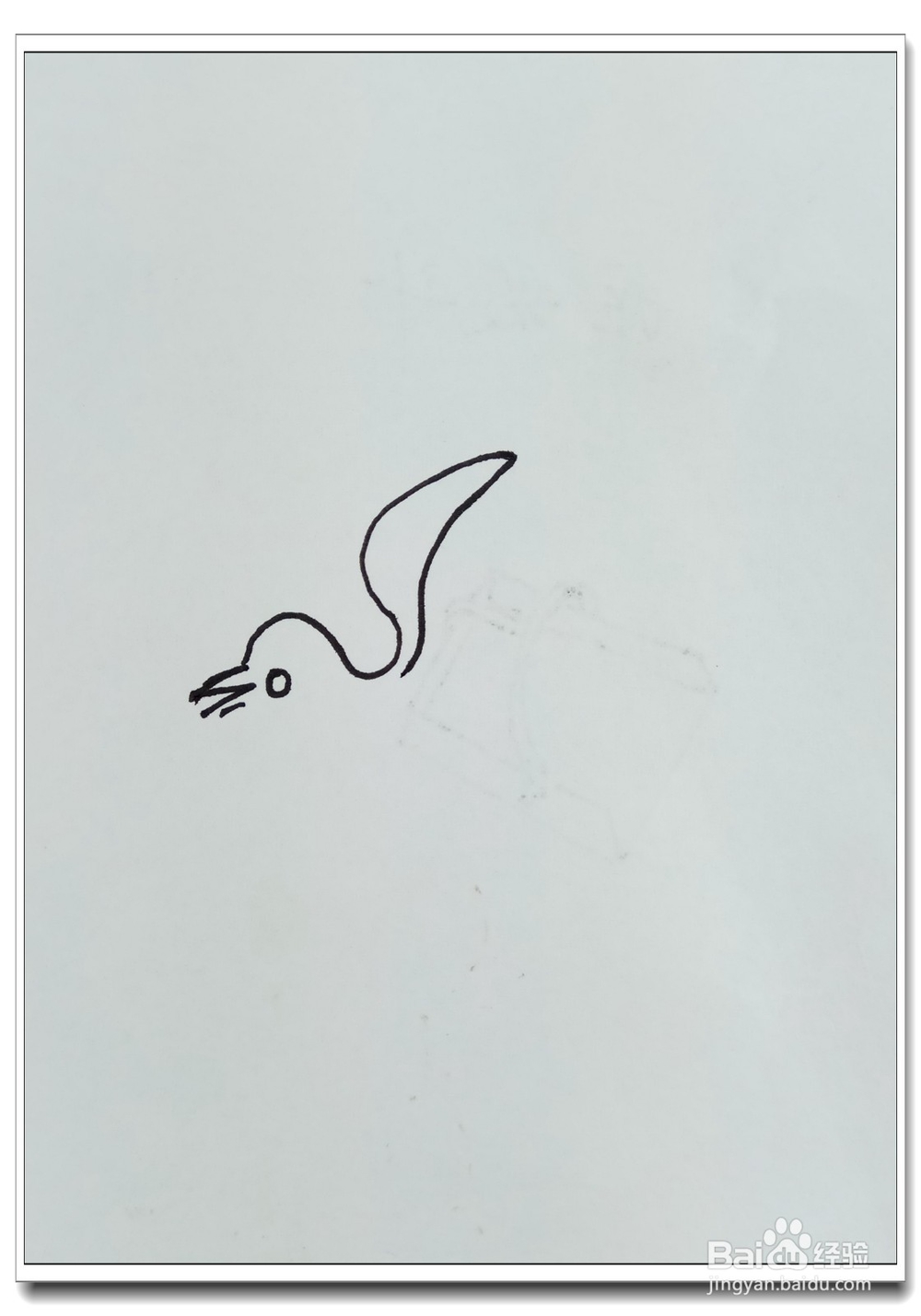 怎样画简笔画小燕子？