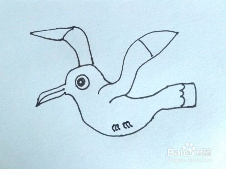 简笔画教程:如何一步一步画海鸥