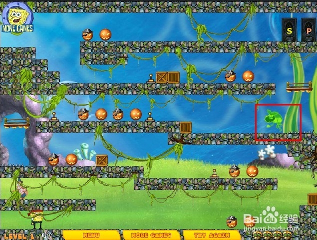 海绵宝宝闹鬼节游戏攻略