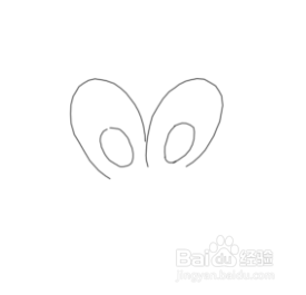 动物简笔画:胖胖的兔子