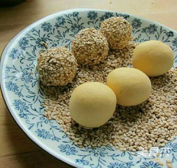 紫薯南瓜芝麻饼